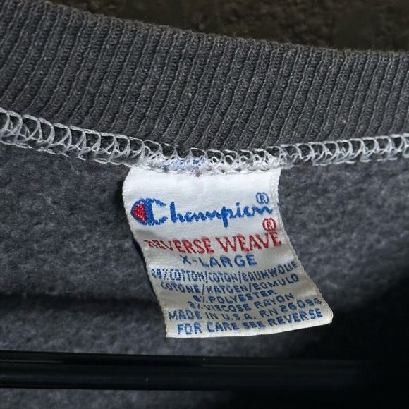 VTG Champion Reverse Weave Sweatshirt Made In USA - Picture 4 of 4
